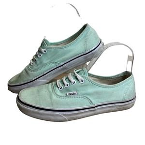 Vans Low Top Mint Green Comfort Sneaker Women’s Size 7.5